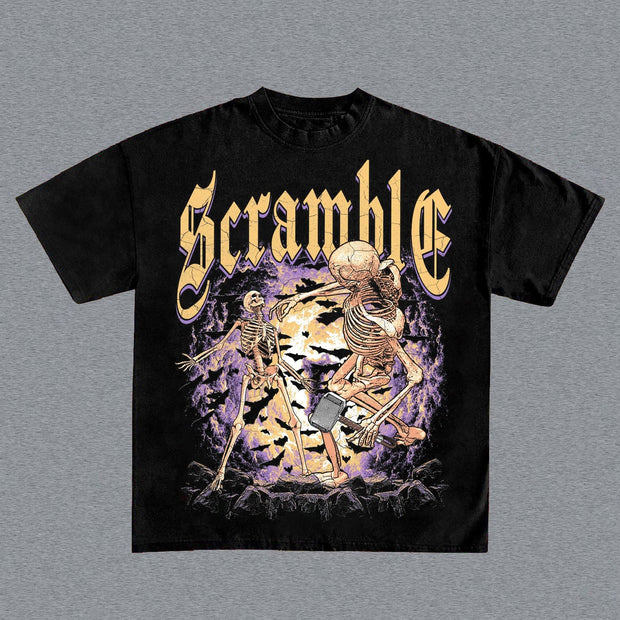 Vintage Print Street Comfort T-Shirt