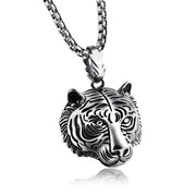 Vintage Tiger Head Personality Pendant