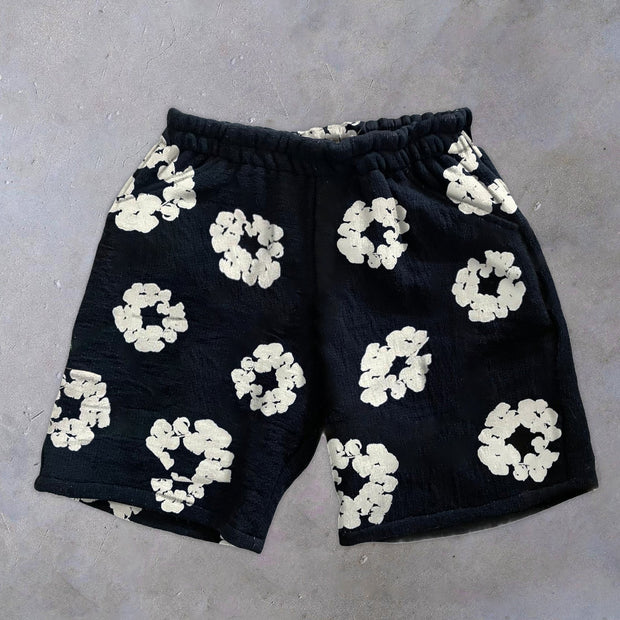 Fashionable personalized printed retro shorts