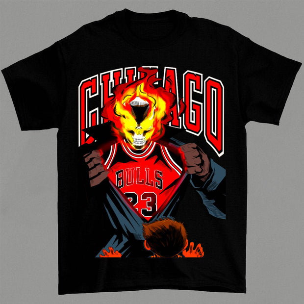 Retro Print Street Hip Hop Short Sleeve T-Shirt