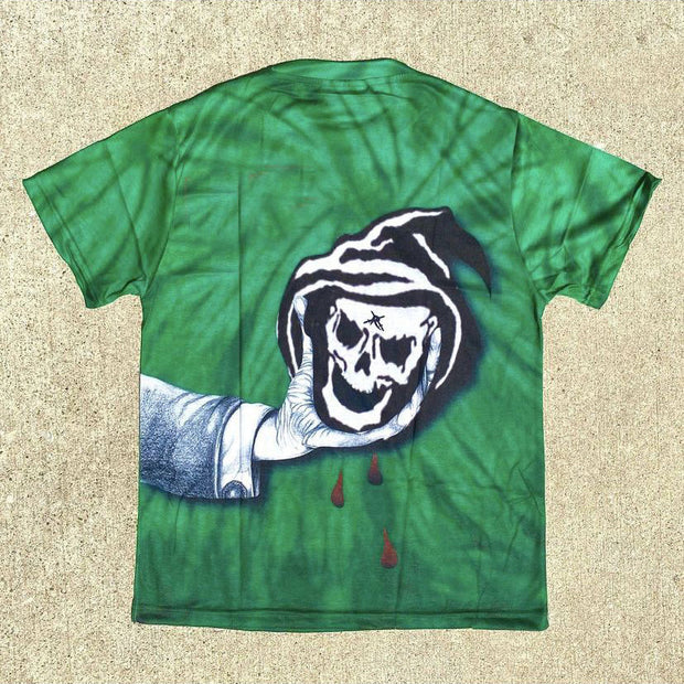 Street style skull short sleeve t-shirt