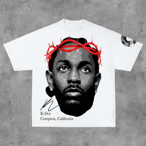 K-Dot Print Short Sleeve T-shirt