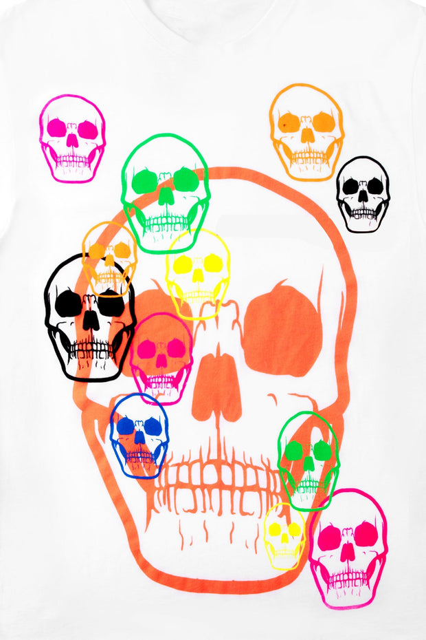 Casual personality street style skeleton suit
