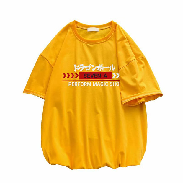 Casual loose cartoon short sleeve t-shirt