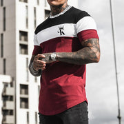 Casual round neck short sleeve digital printed T-shirt