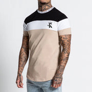 Casual round neck short sleeve digital printed T-shirt