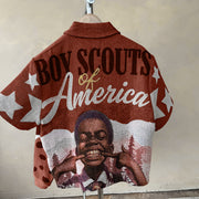 Boy Scouts of America Overlay Tapestry Shirt Jacket