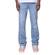 Fashionable casual blue loose trousers