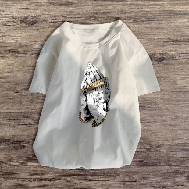 Personalized printed short-sleeved T-shirt
