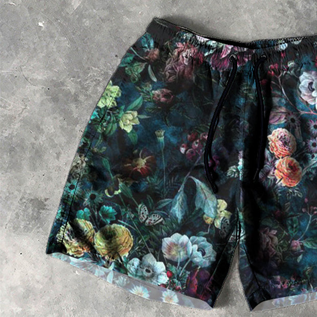floral print 5 inseam shorts