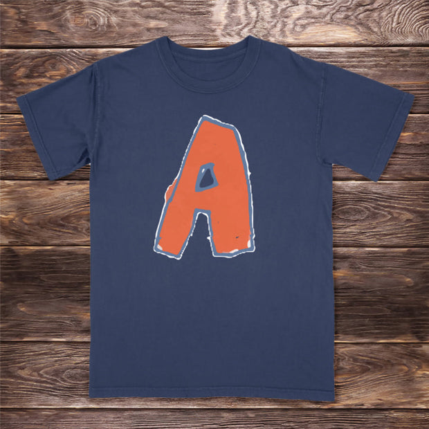 Street trend letter print t-shirt