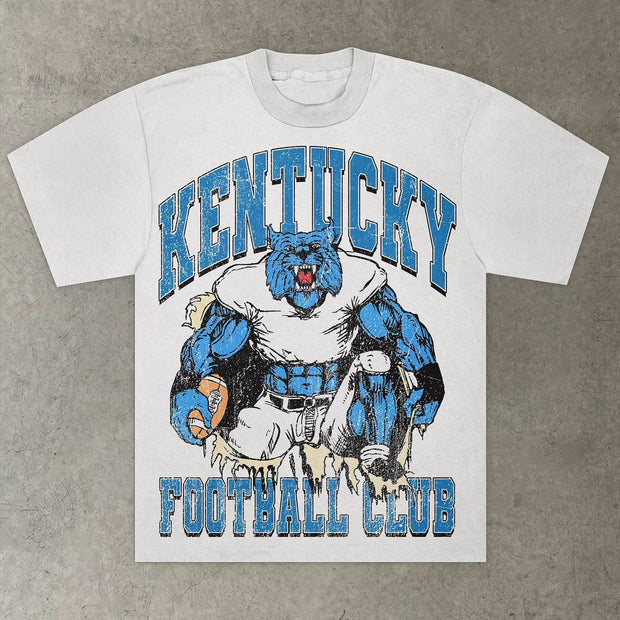 Gray Wolf Rugby Casual Sports T-Shirt