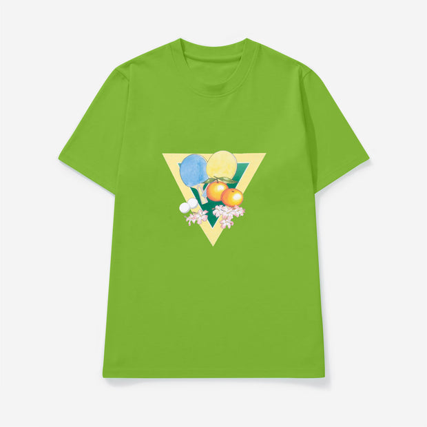 Trendy Art Print Short Sleeve Street T-Shirt