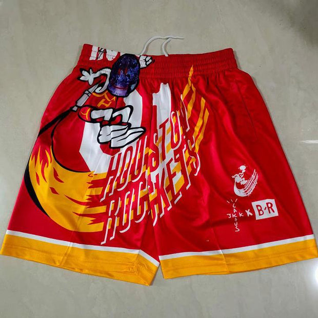 Men's personality printed shorts