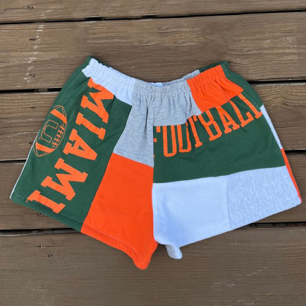 Rugby Print Varsity Panel Shorts