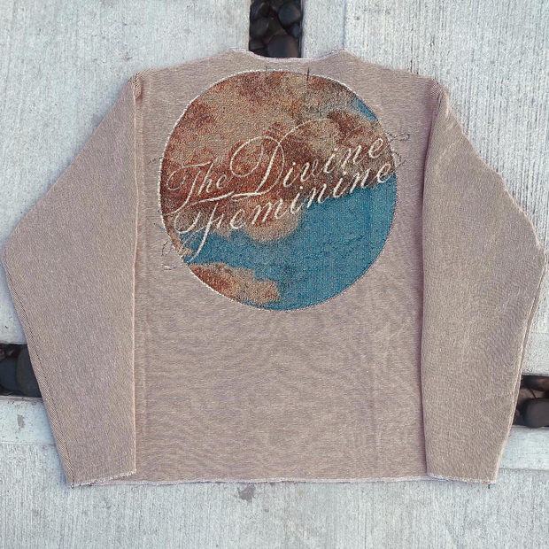 Crew Neck Vintage Tapestry Sweatshirt