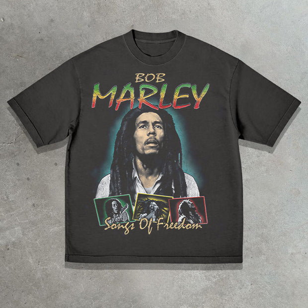 Song Of Freedom Print T-shirt