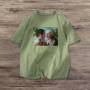 Spoof Angel Print Fashion Short Sleeve T-shirt