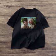 Spoof Angel Print Fashion Short Sleeve T-shirt