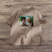 Spoof Angel Print Fashion Short Sleeve T-shirt