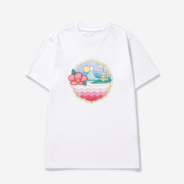 Art Print Fashion Street Short Sleeve T-Shirt