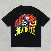 Skull Graphic Print Short Sleeve T-Shirt