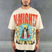 Redemption Print Casual Street Tee
