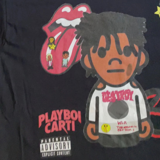 Rap Playboi Carti printed T-shirt