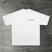 Vintage Angel Print Crew Neck Short Sleeve T-Shirt