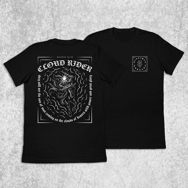 Cloud Rider Printed Short Sleeve T-Shirt