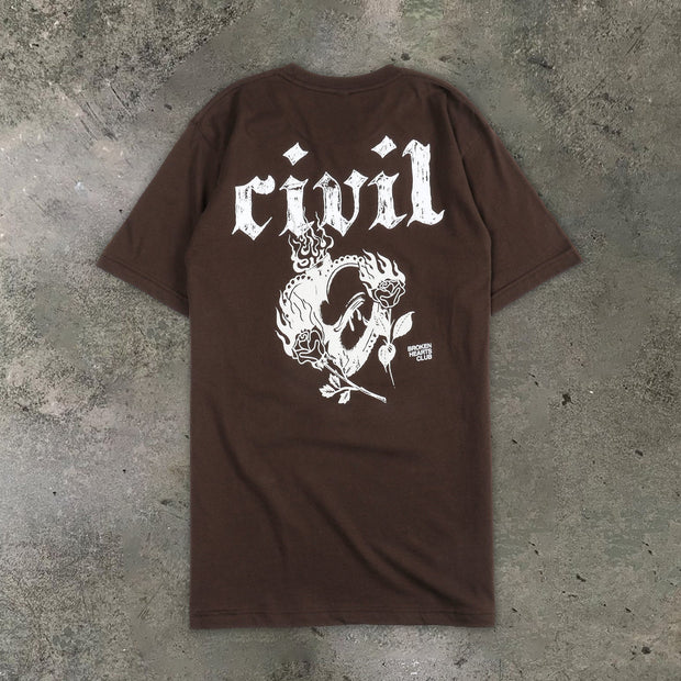 statement street print crew neck T-shirt