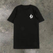 statement street print crew neck T-shirt