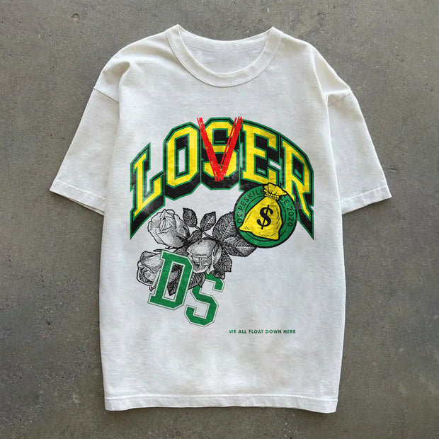 Casual Hip Hop Fashion Short Sleeve T-Shirt