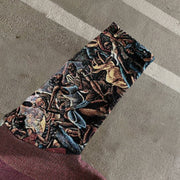 Fashion Character Print Long Sleeve Zipped Jacket