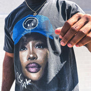 Hip-hop rap printed T-shirt