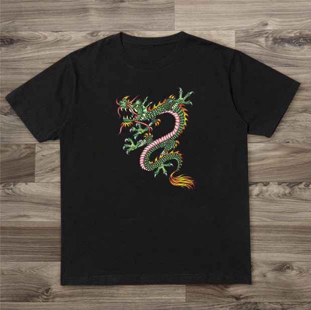 Tide brand retro street short-sleeved T-shirt