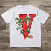 Tide brand retro street short-sleeved T-shirt