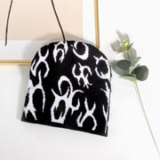 Trendy fashionable warm casual knitted hat for couples
