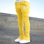 Retro Fashion Tide Brand Print Street Trousers