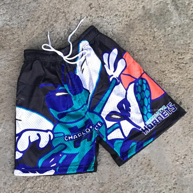 Hornets print shorts