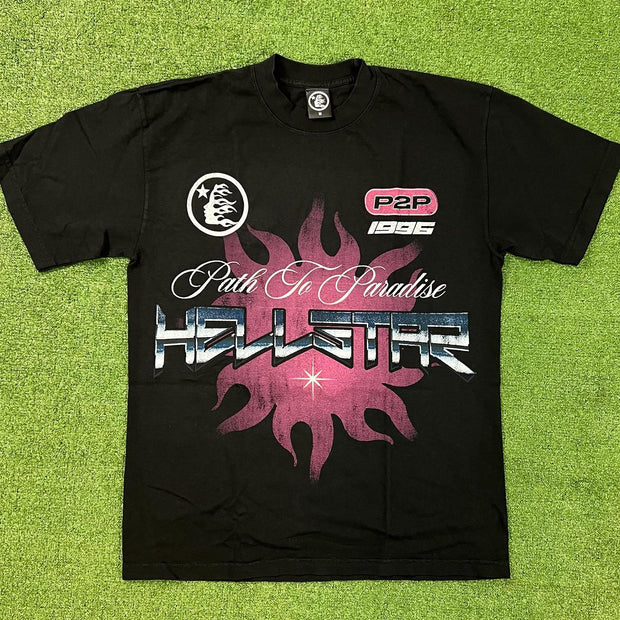 casual statement street style print T-shirt