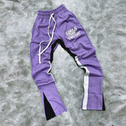 Girls are poison printed contrasting bell bottoms