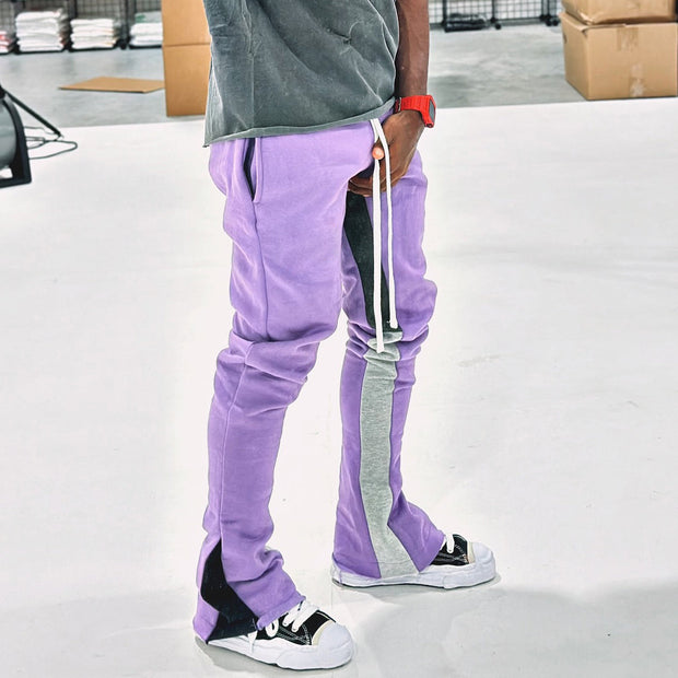 Girls are poison printed contrasting bell bottoms