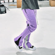 Girls are poison printed contrasting bell bottoms
