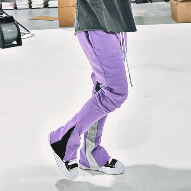 Girls are poison printed contrasting bell bottoms