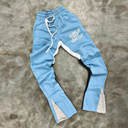 Girls are poison printed contrasting bell bottoms