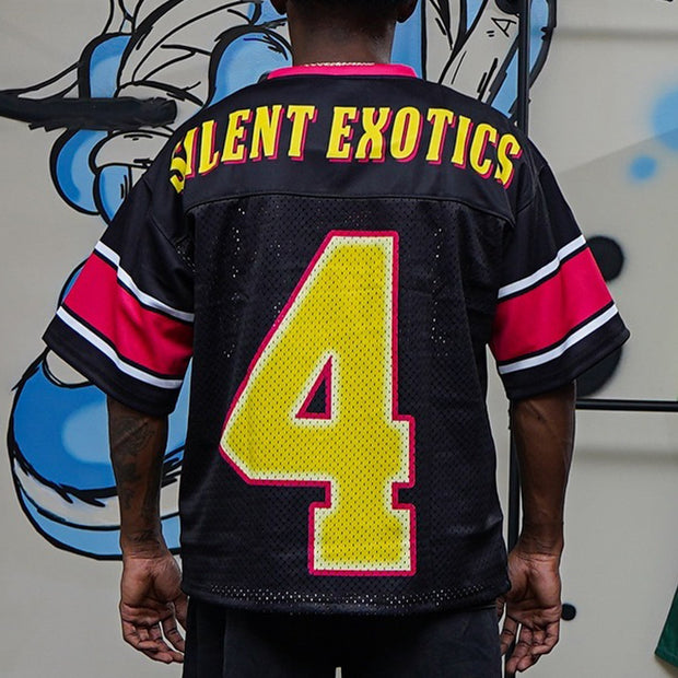 Casual Street Panel Mesh Jersey