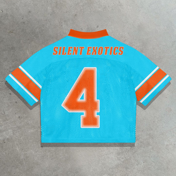 Casual Street Panel Mesh Jersey