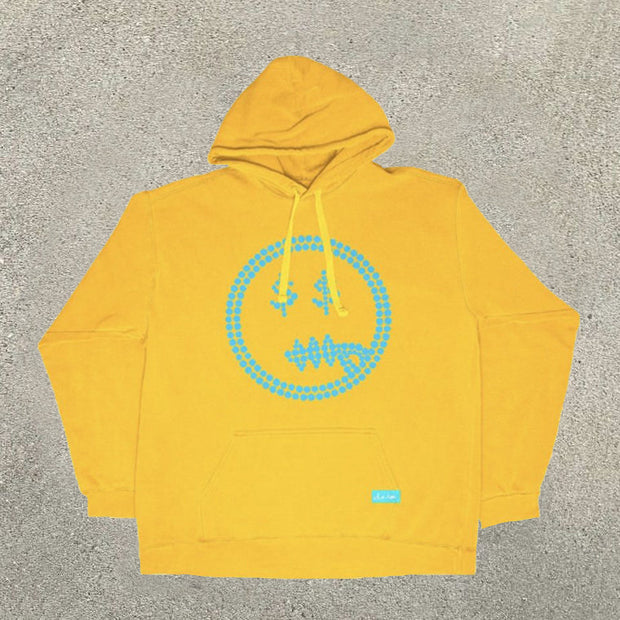 Personalized long sleeve loose hooded sweatshirt