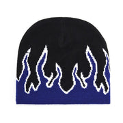 Flame knitted hat jacquard woolen hat warm and fashionable